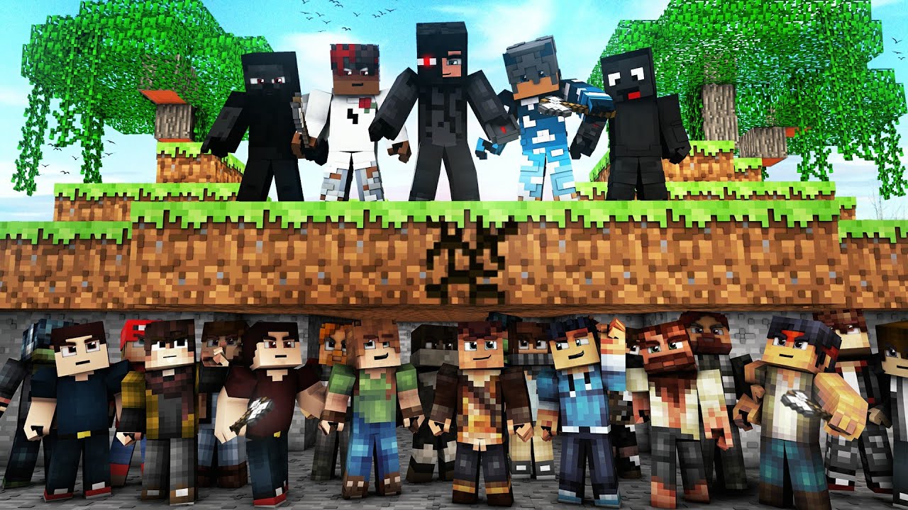 EKIPA RAPY vs 100 SPEEDRUNNER&Oacute;W (minecraft manhunt)