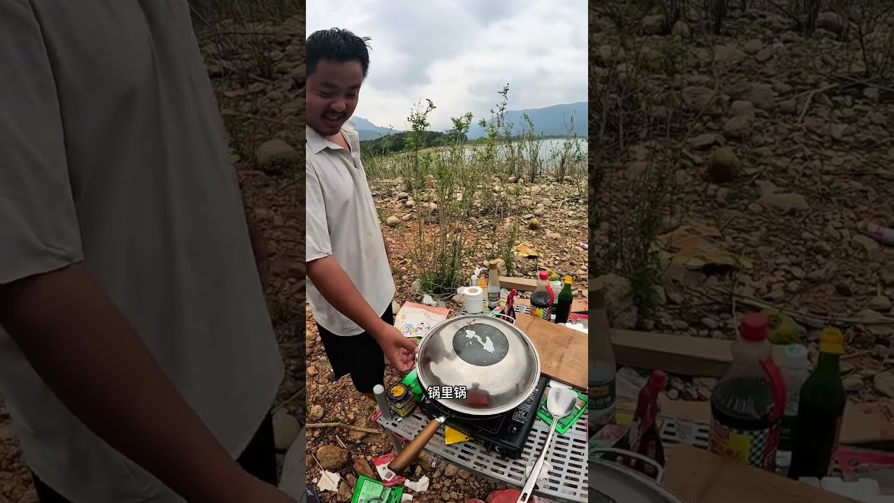 董事长吃上饭了 #钓鱼 #户外 #龙王恨蓝鲫青春版#刷锅传媒