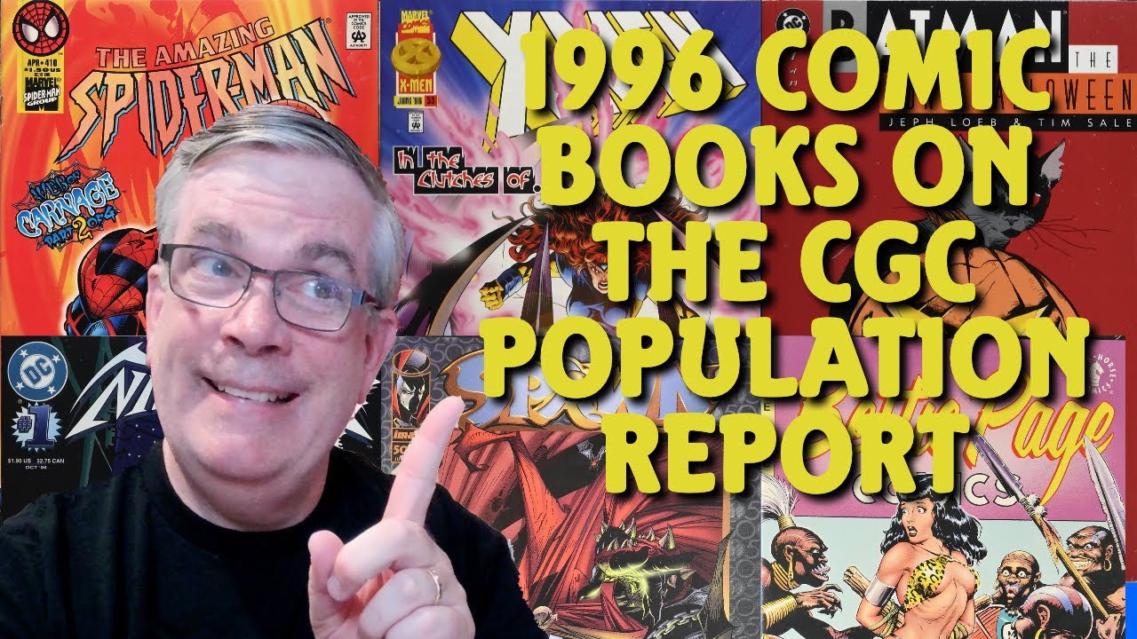 Отчет о численности комиксов на сайте CGC за 1996 год