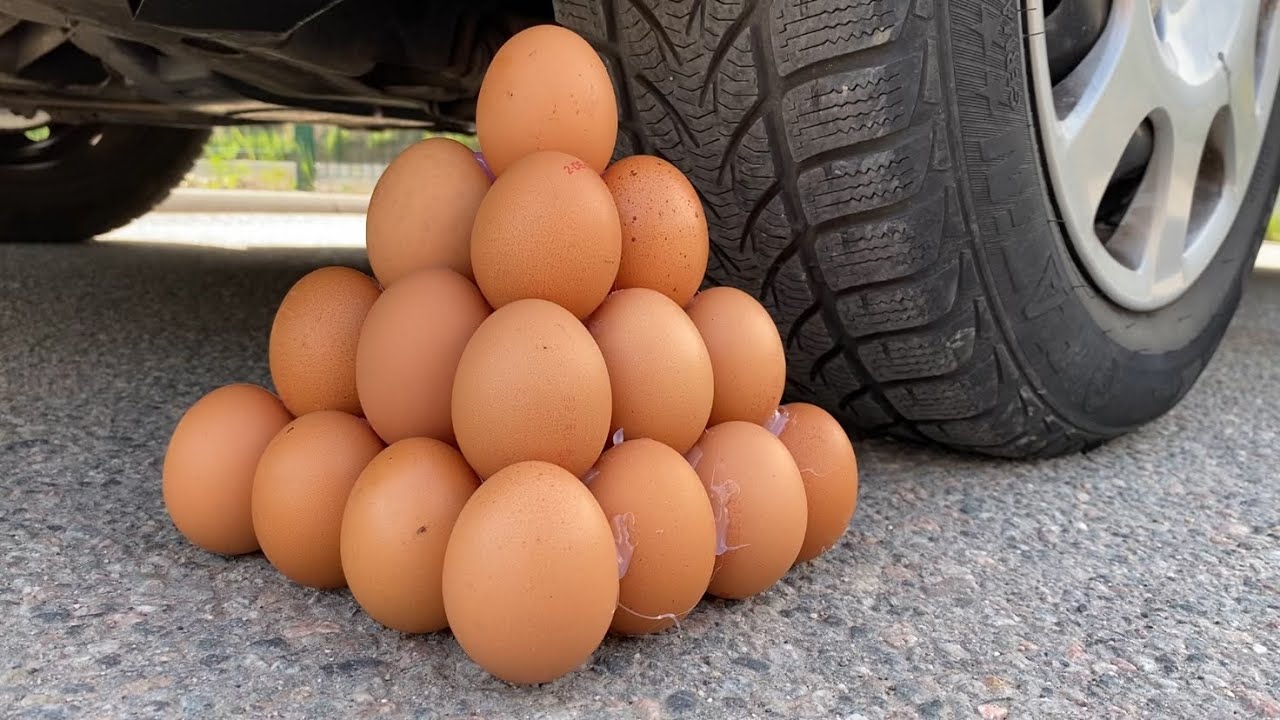 BIG EGG VS CAR, Coca Cola, PowerAde, Fanta, Sprite, Balloon, Big Egg and Mentos Different Undergroun