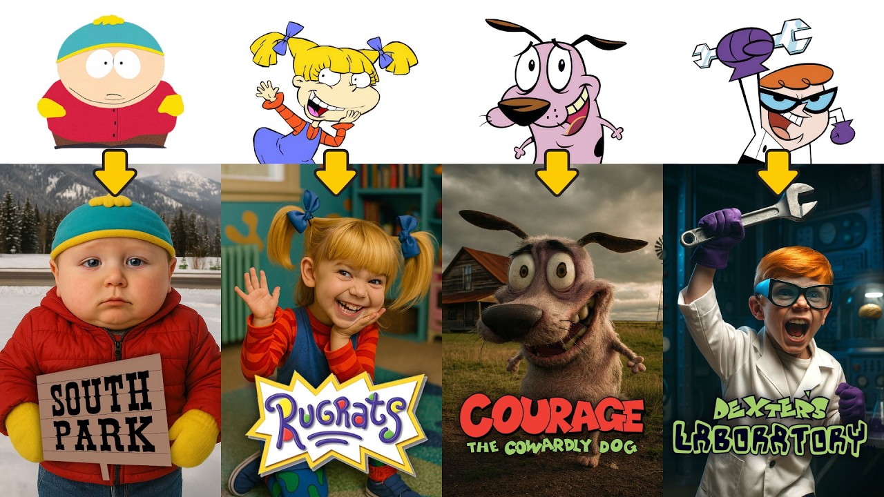 The Best 90s Cartoons &mdash; Part 2 &mdash; Reimagined in Real Life | Ultra-Realistic AI Compilation