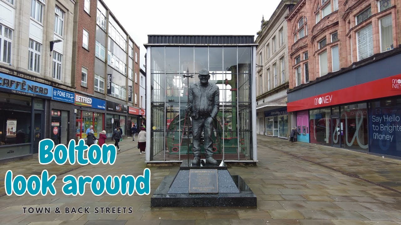 What happening today | trip to Bolton town | back streets