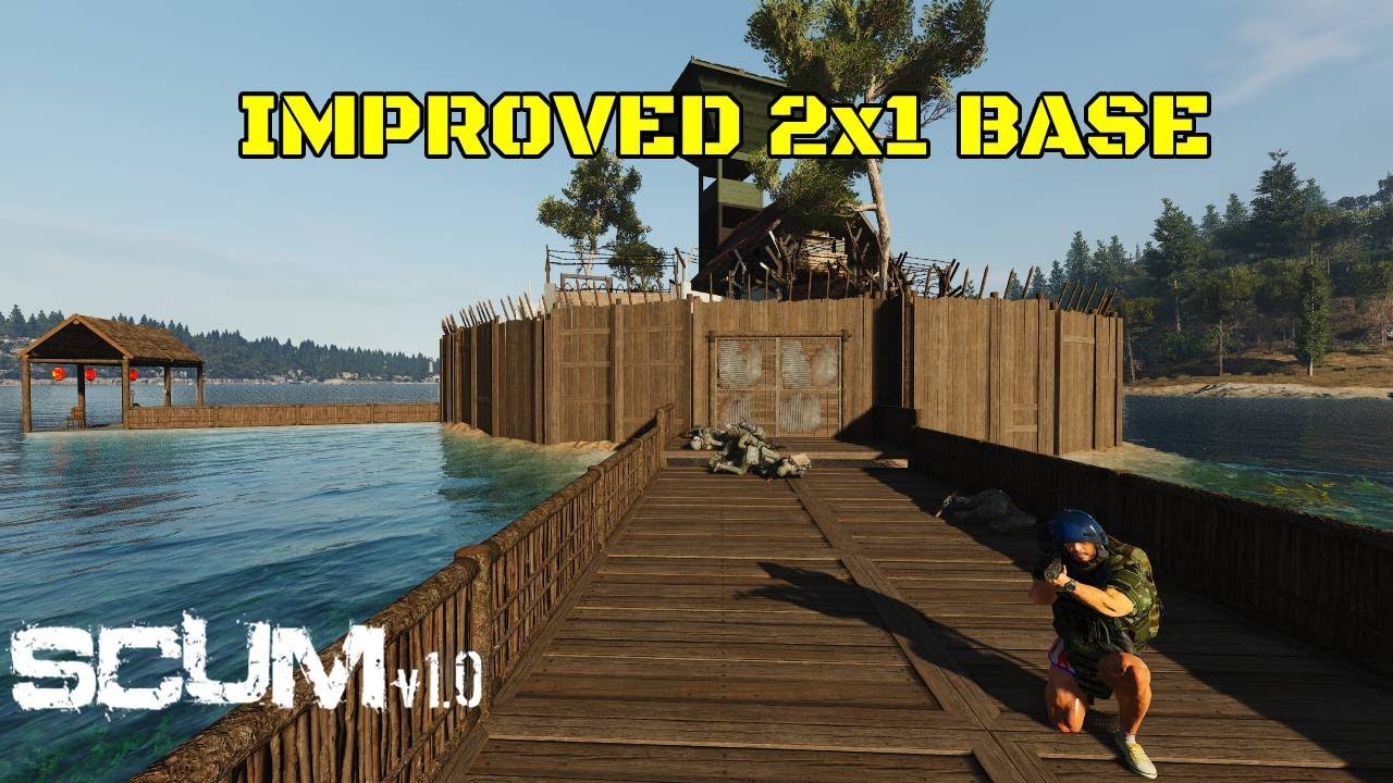 Как построить базу 2x1 в SCUM 1.0: руководство