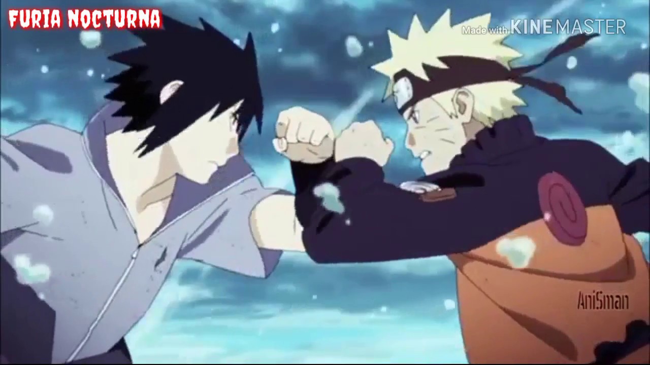 Naruto vz sasuke batalla final (sacred organs)
