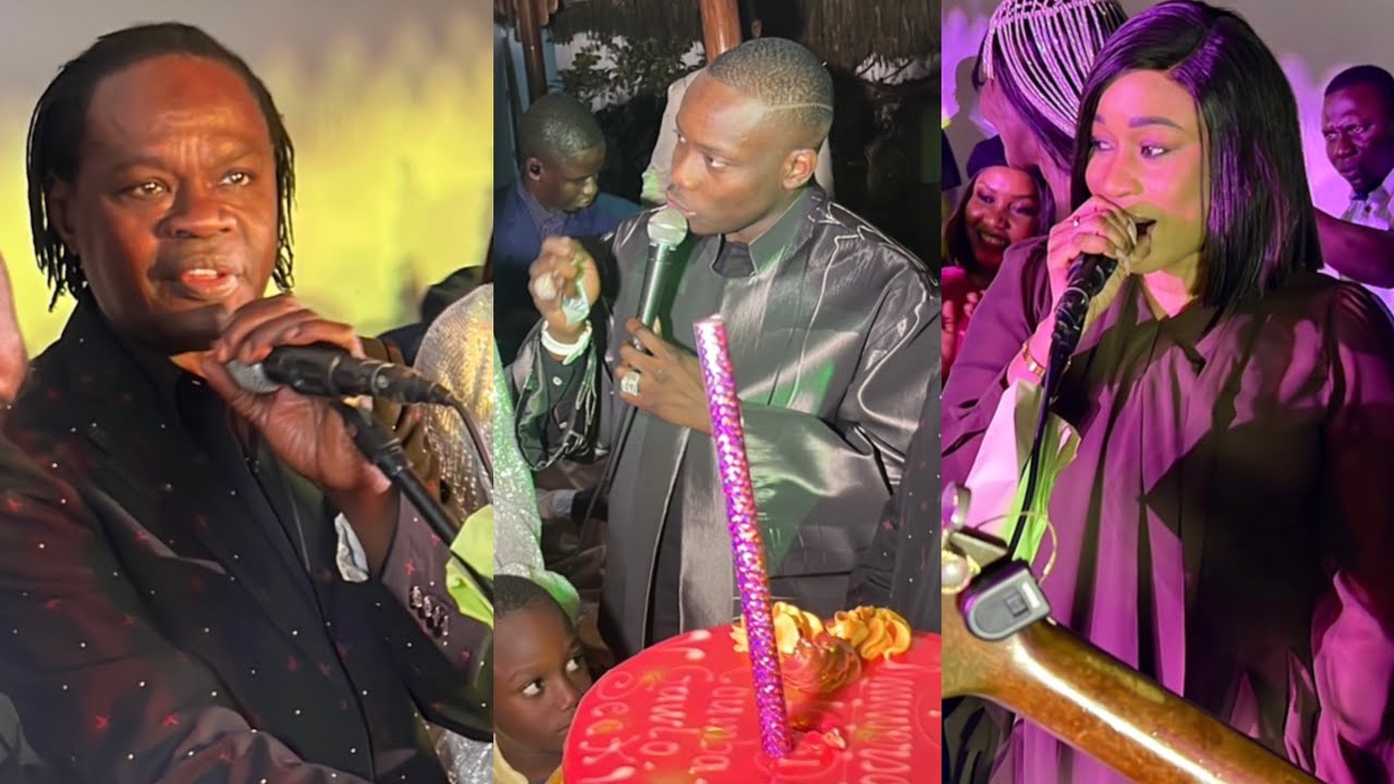 Duo de l’Anne! Baba Mal, Sidiki Diabaté, Aida Samba Coumba Gawlo Seck et Sa maman au anniversaire de