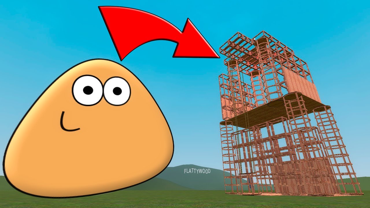Pou Family vs Epic Towers in Garry's Mod Part 15