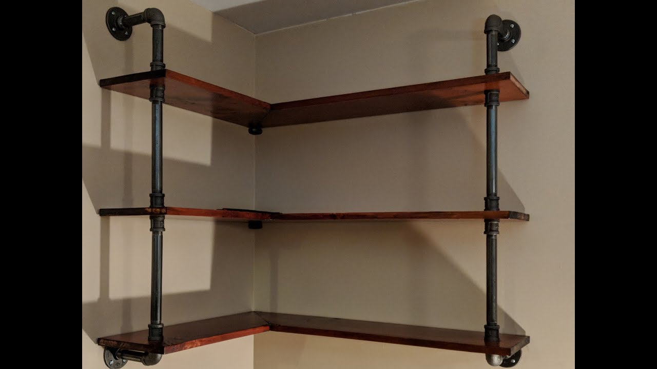 Making Black Iron Pipe Shelves