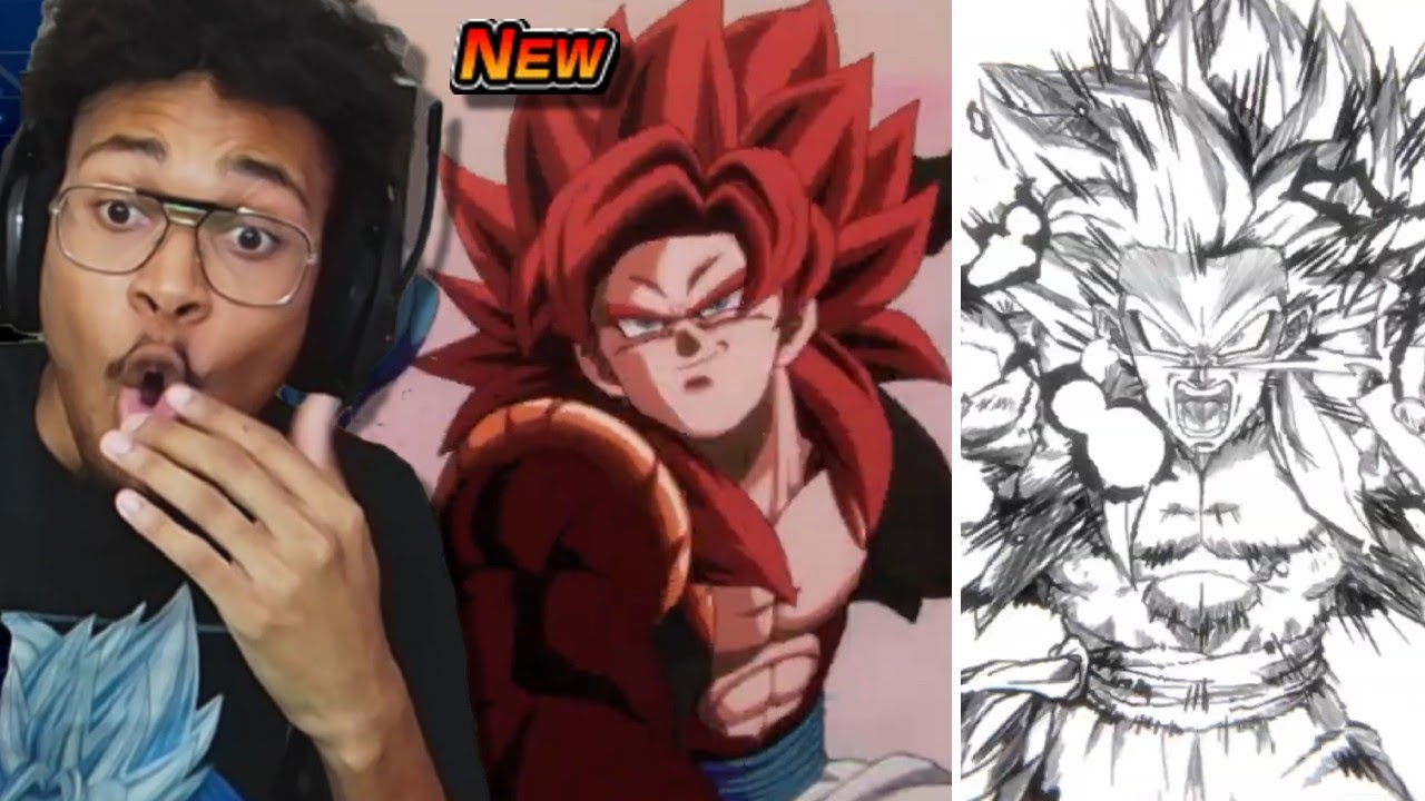 NEW LR Super Saiyan 4 Gogeta Reveal & Gameplay Reaction on Global Dokkan Battle Campaign!
