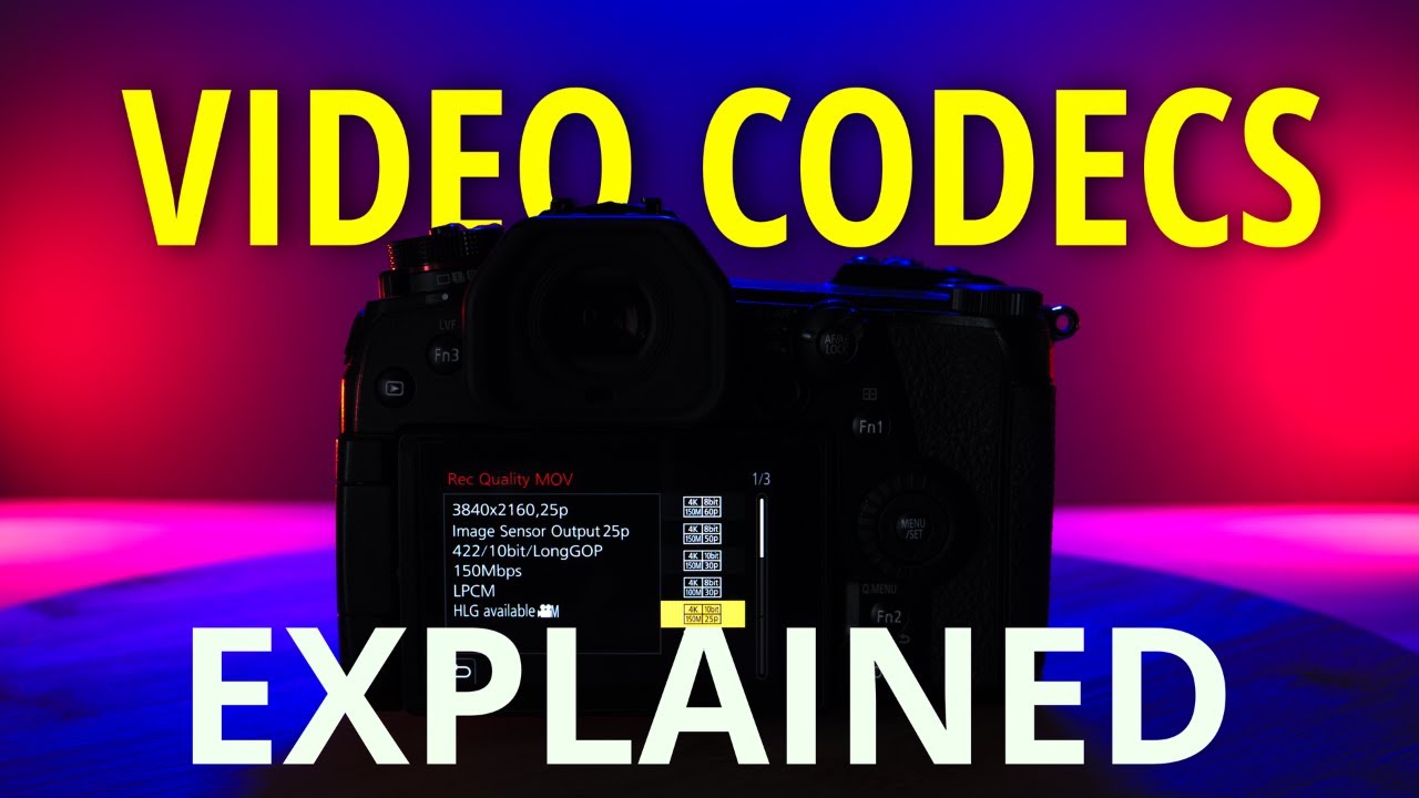 VIDEO CODECS explained! (with GH6, G9 examples)