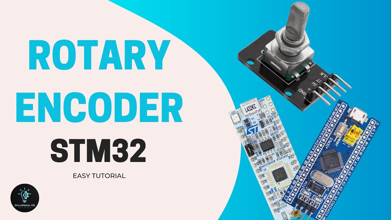 How to use a ROTARY ENCODER with STM32 | EASY TUTORIAL | STM32CUBEIDE