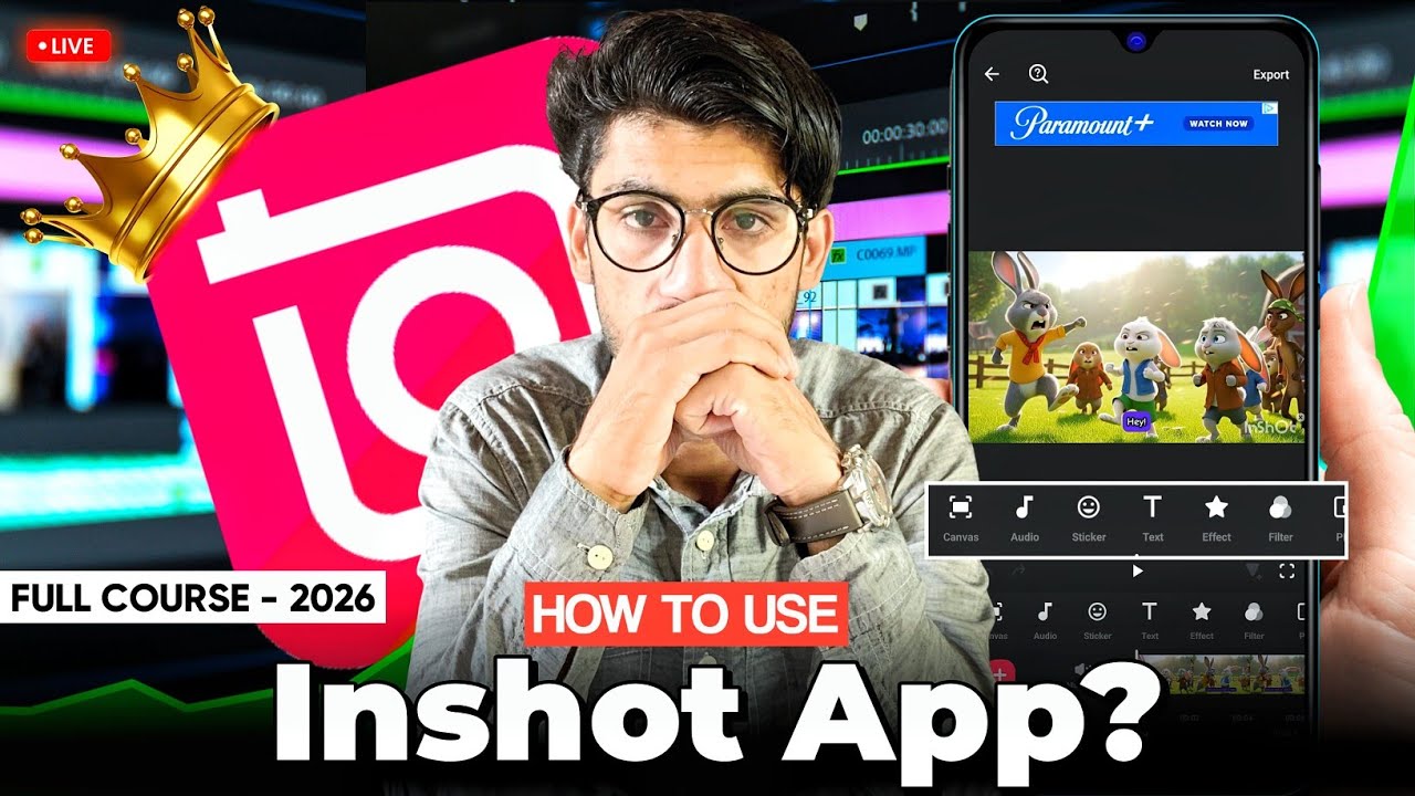 Inshot App Full Course 2026 | How To Use Inshot Editing App | Inshot App Use Karna Ka Tarika 