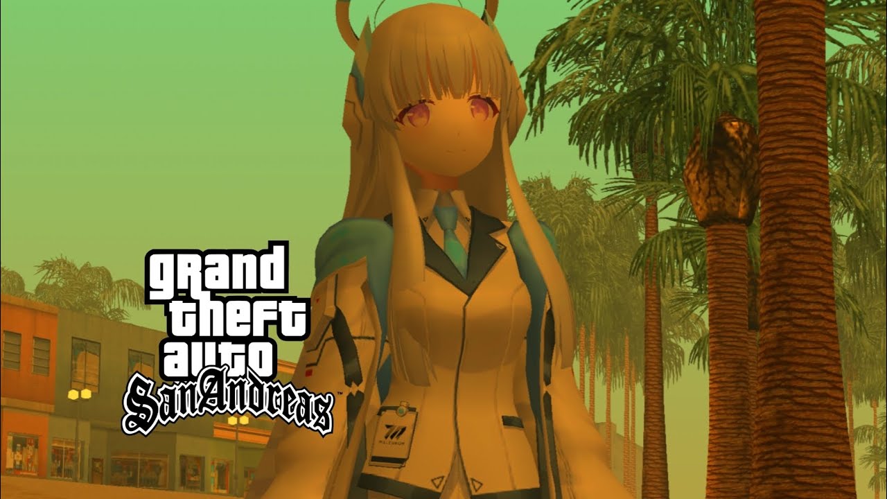 GTA SA - Ushio Noa from Blue Archive | Skins Mods PC/Android
