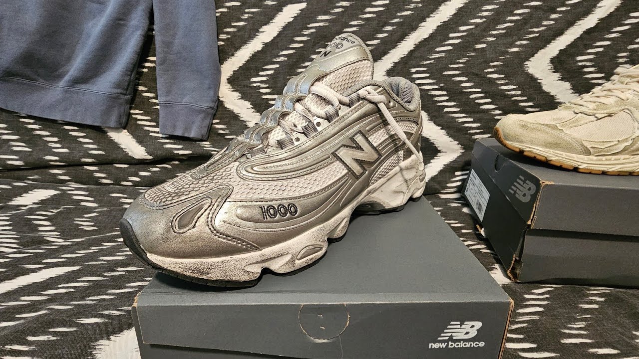 New Balance 1000 | Silver Matallic Distressed | M1000G. Unboxing.