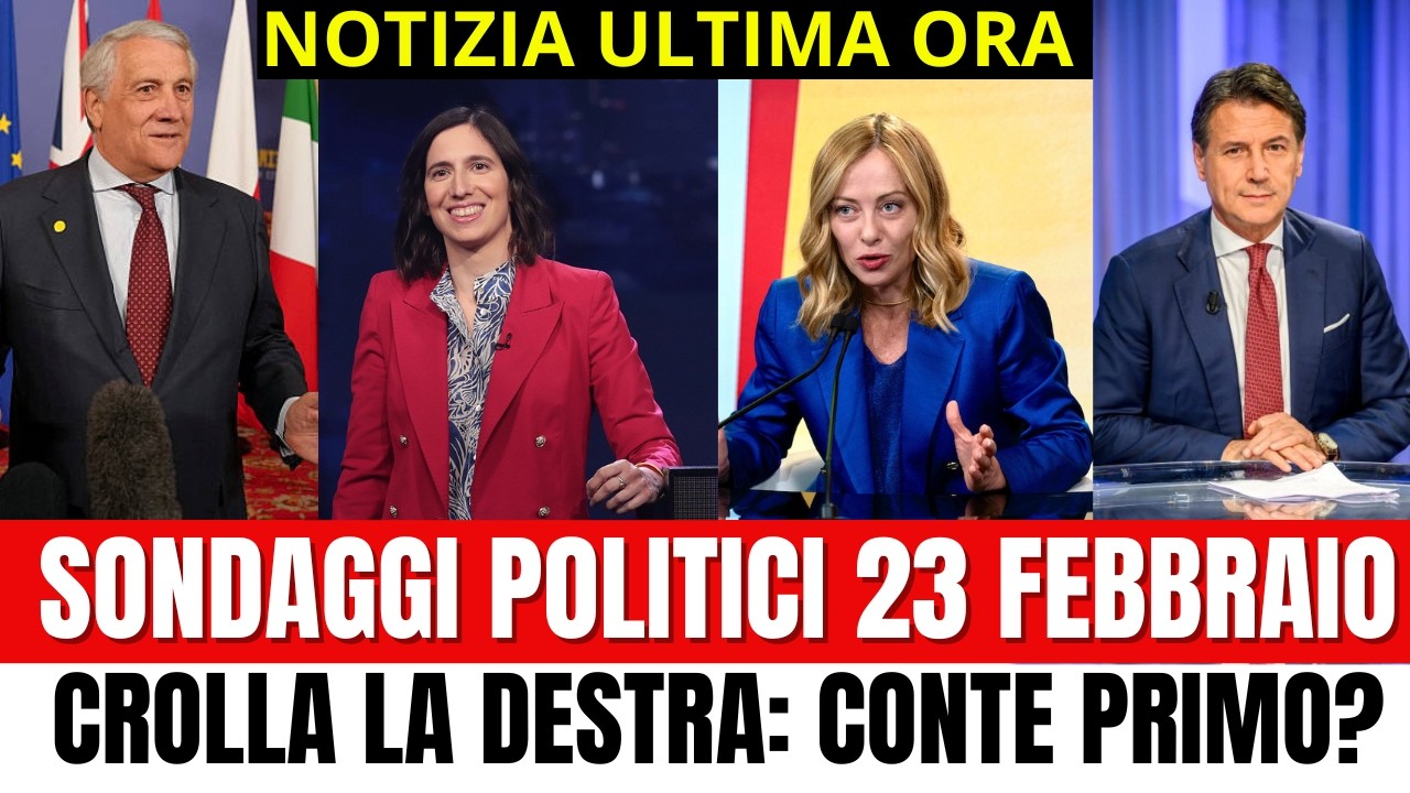 ULTIM'ORA SONDAGGI POLITICI ATTENZIONE: numeri SHOCK per alcuni partiti CHI VINCE il TESTA a TESTA?