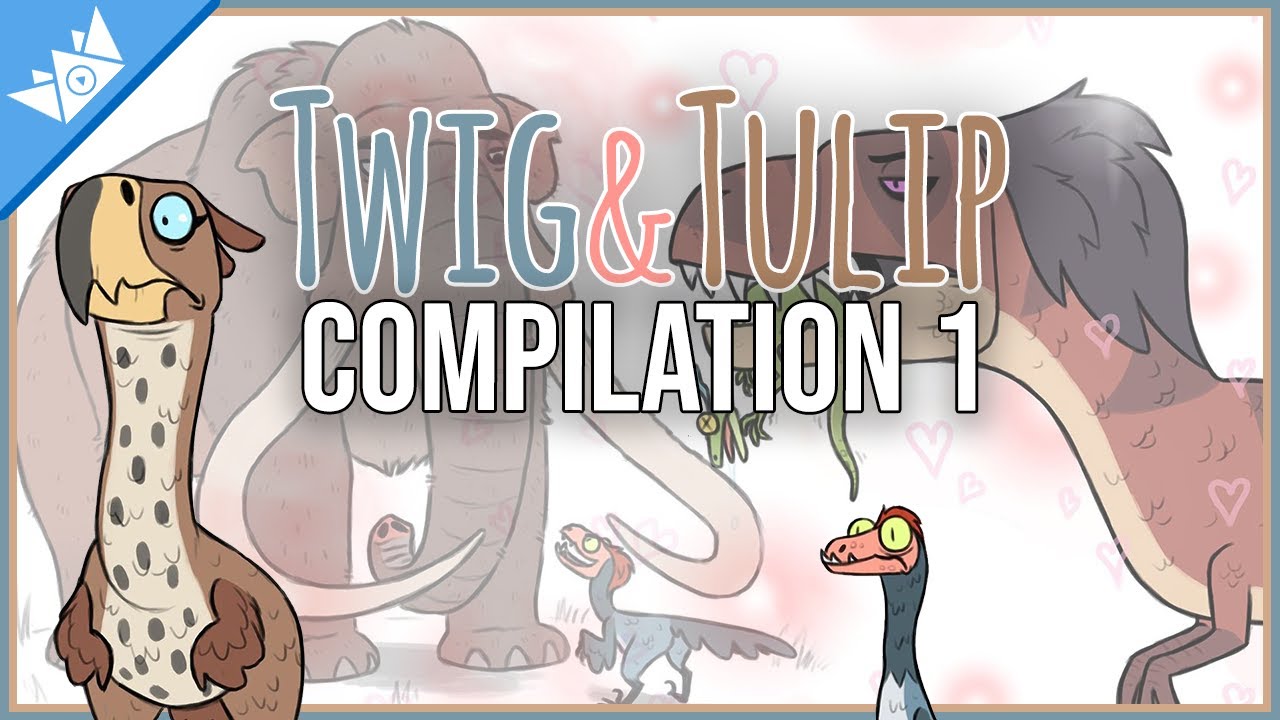 Приключения двух динозавров - Сборник 1 | Twig & Tulip Dinosaur Comic Dub
