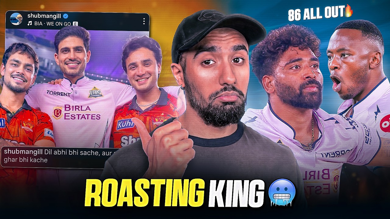 Shubman needs to be STOPPED! 😭Insta Post 💀 SRH 86 ALL OUT 🤯 | IPL 2026