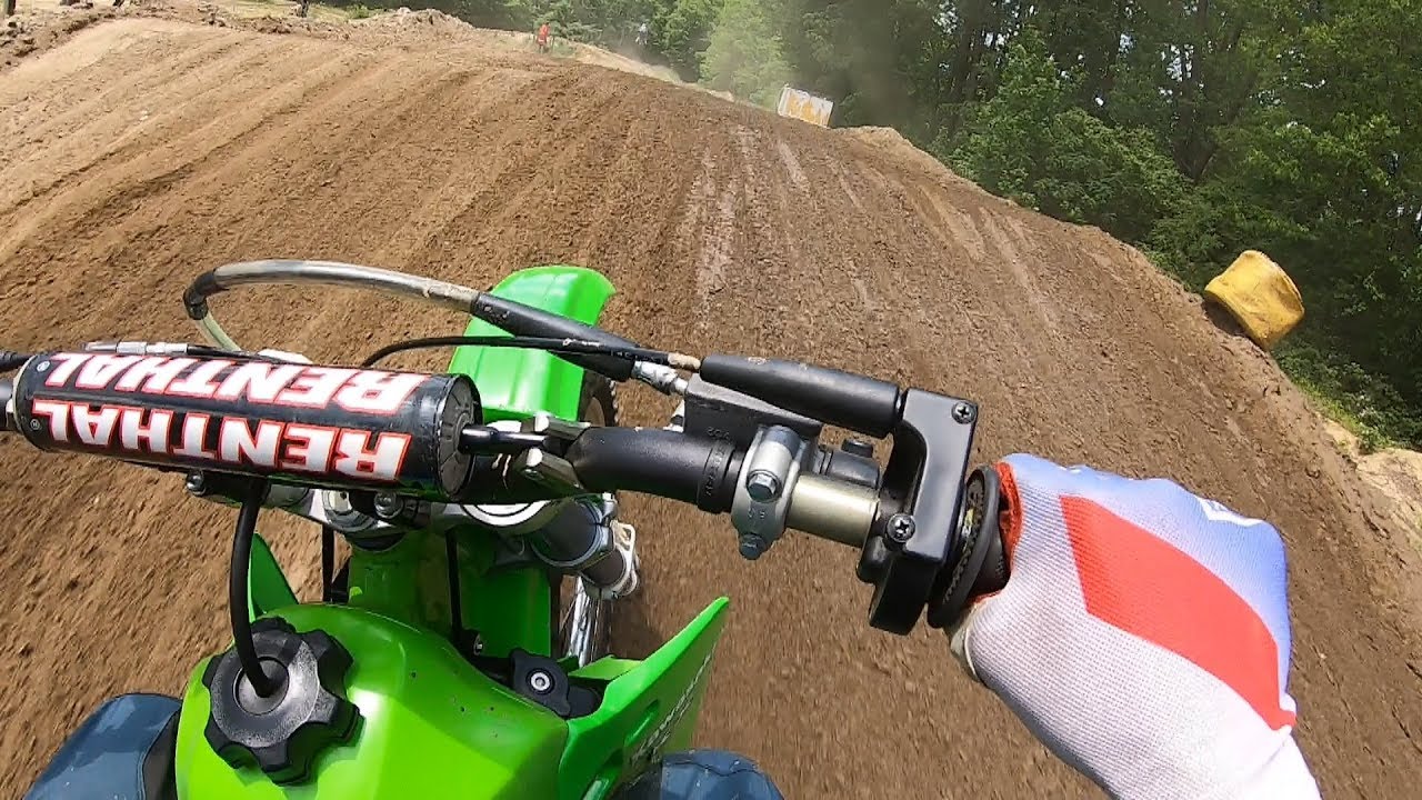 1992 Kawasaki KX500 ON-BOARD with Kenny Jr @ Winchester Speedpark