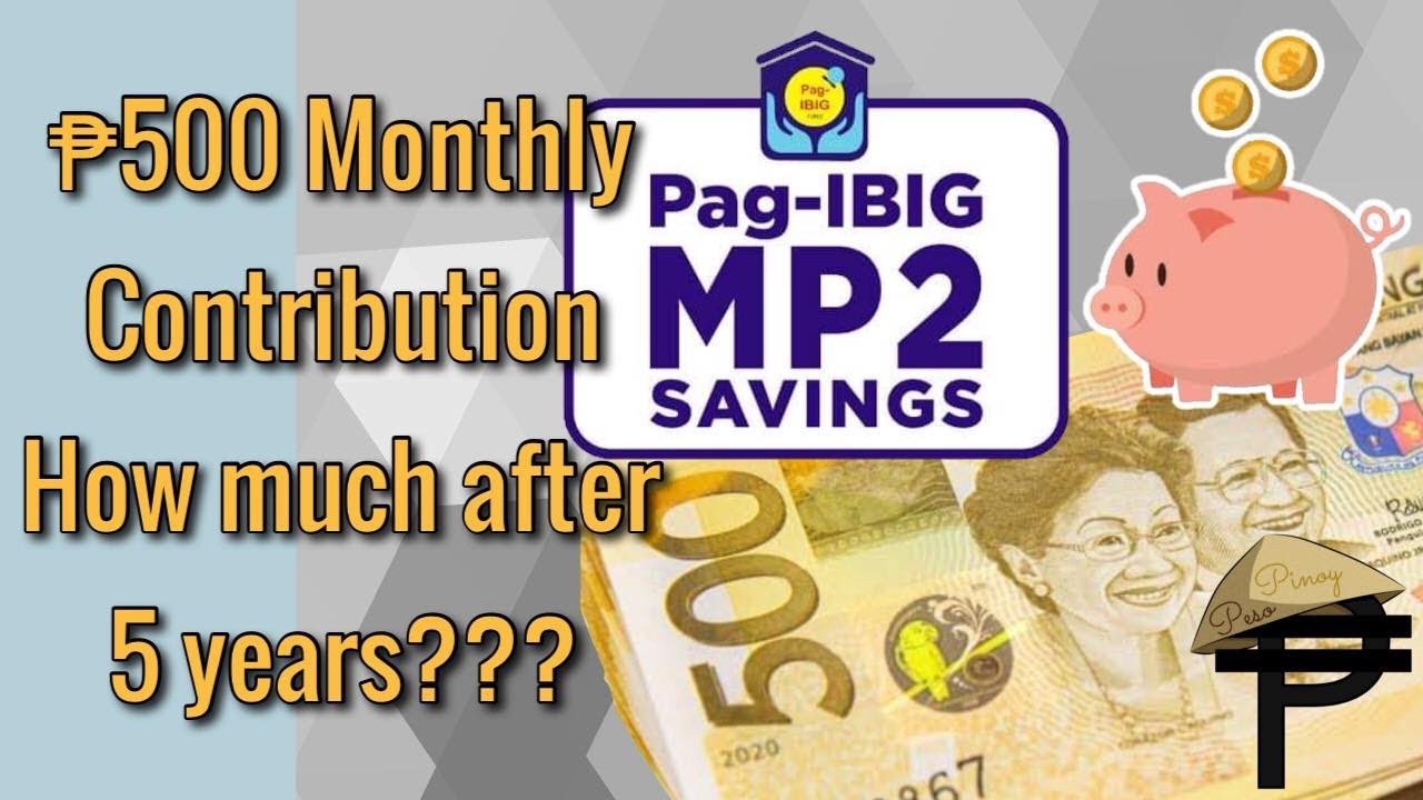 500 Pesos Monthly MP2 Contribution! How much after 5 Years?