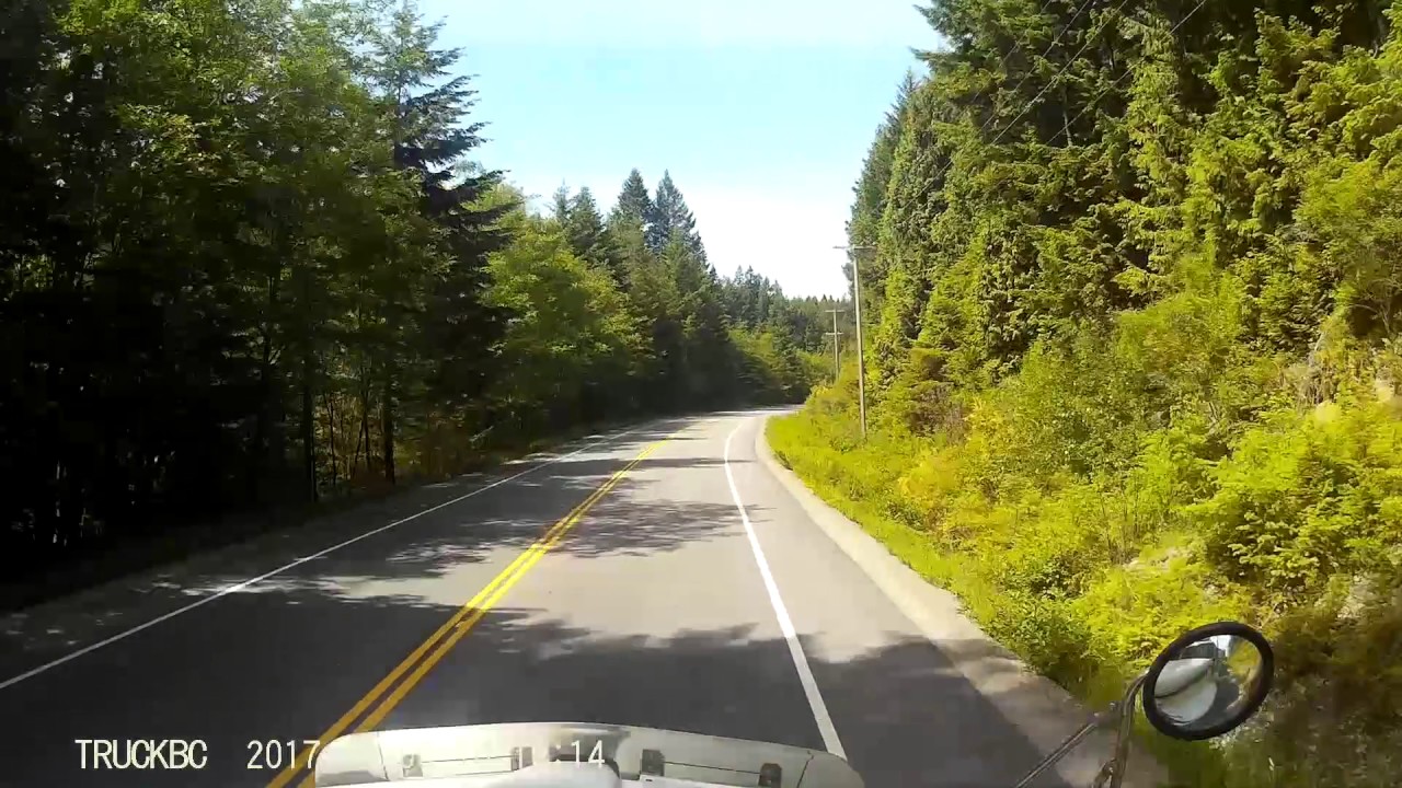 Sunshine Coast Highway 101 BC Langdale to Earls Cove - Timelapse