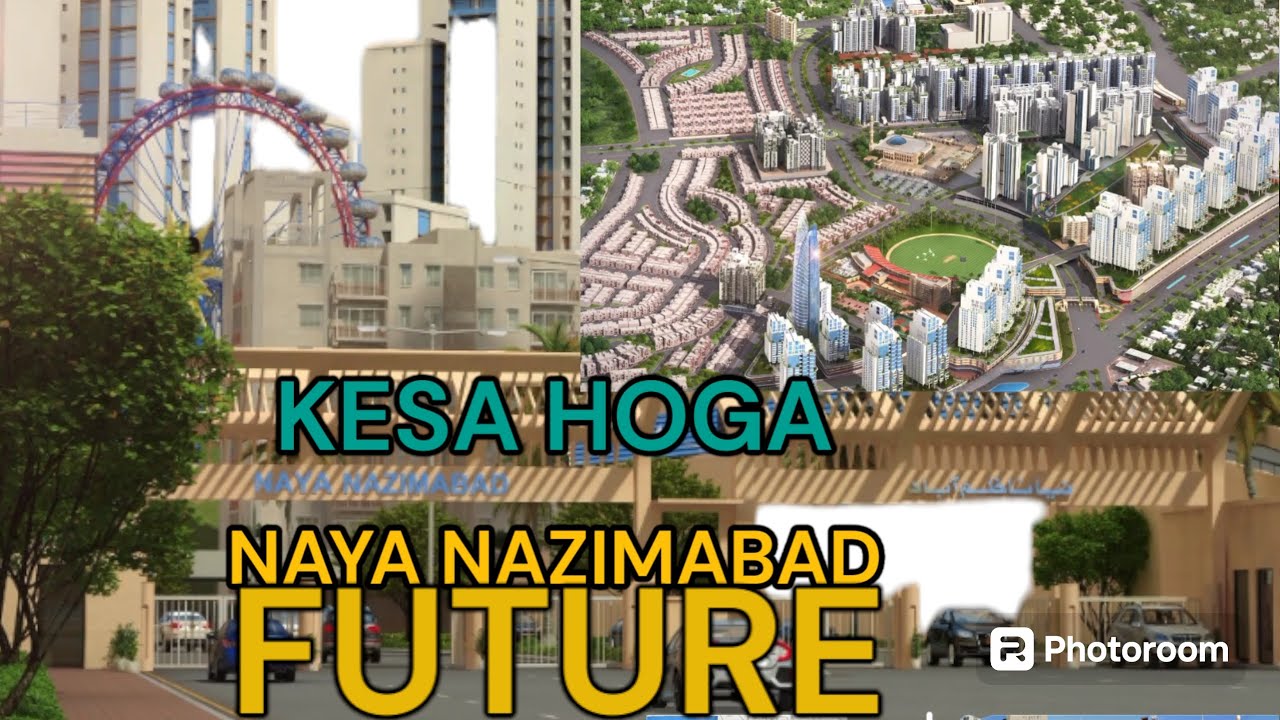 Naya nazimabad in future with  luxury Amenities complete video in 3D animation 👌