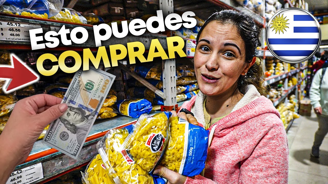 Desafío: ¿Qué puedes comprar con $100 dólares en Uruguay?