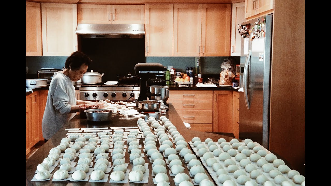 grandma's homemade bao.