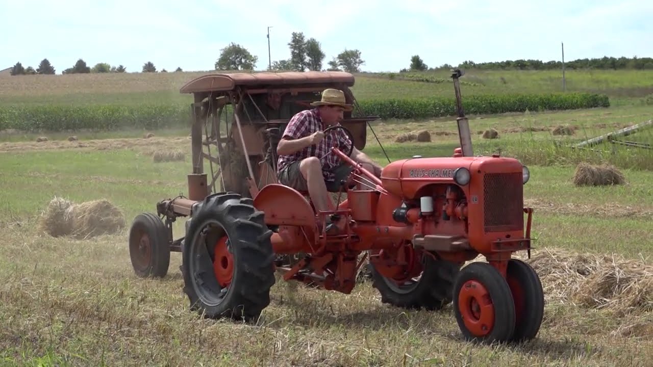 Allis Chalmers CA with The Roto Baler