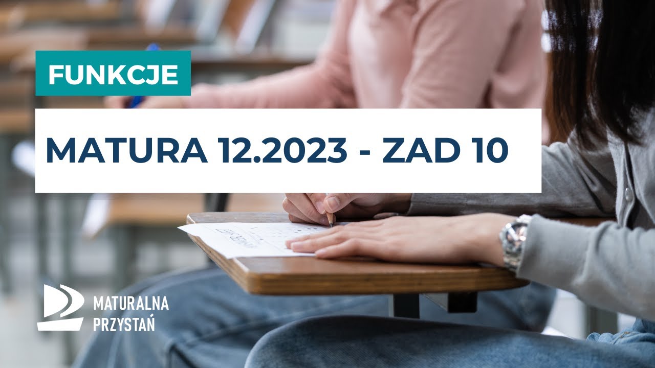 Matura podstawowa Grudzień 2023- zadanie 10 (Funkcja liniowa) |  f(x) = −1/6x +2/3