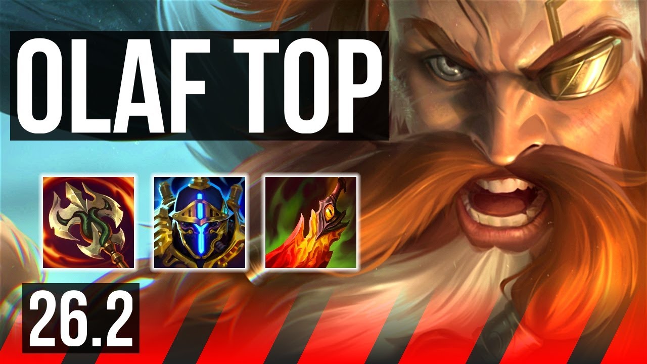 OLAF vs ZAAHEN (TOP) | 4k gold comeback | EUW Master | 26.2