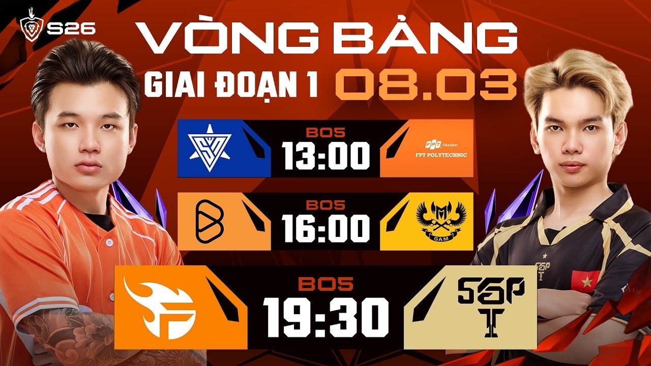 🔴 TRỰC TIẾP: SUPER NOVA vs FPT POLYTECHNIC HCM | GIAI ĐOẠN 1 - LƯỢT ĐI | ĐTDV MÙA XUÂN 2026