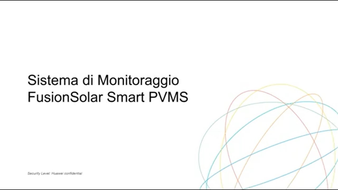 Sistema di Monitoraggio e Portale Fusion Solar di #huawei