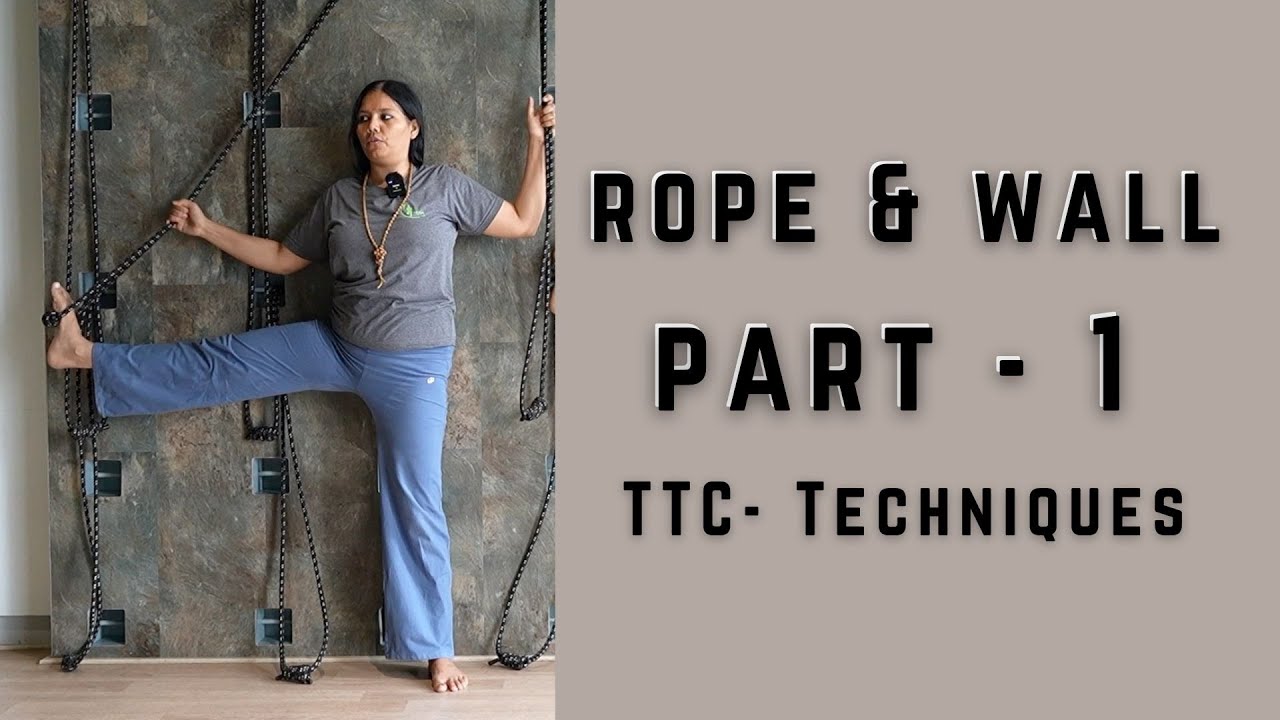 Wall & Rope Yoga TTC Part 1 | Master Spine Alignment & Guidance| Yoga for Spine Health 