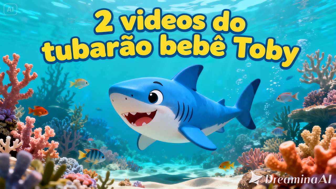 2 videos de Toby o tubarão bebe