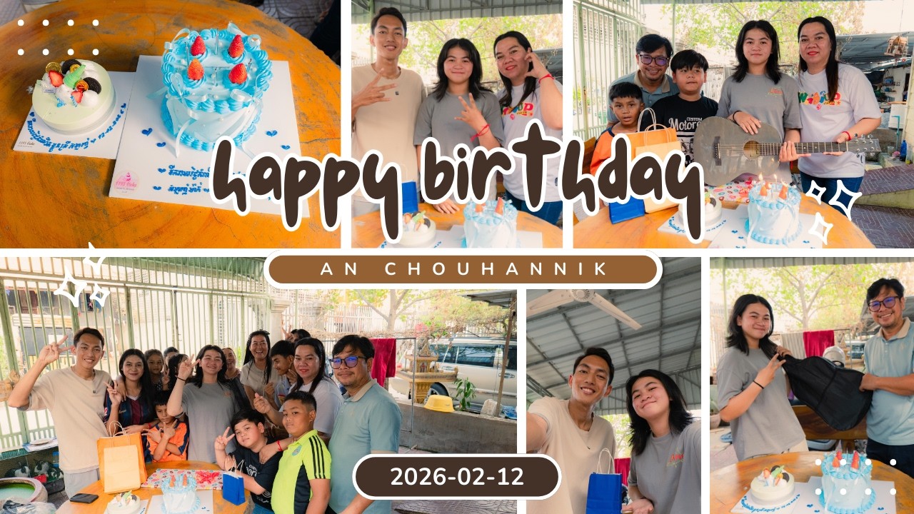 Birthday Oun Nik 2026- ម៉ាក់មក surprise អូនបន្ទាប់ពីទៅបរទេសរយៈពេលយូរហើយ