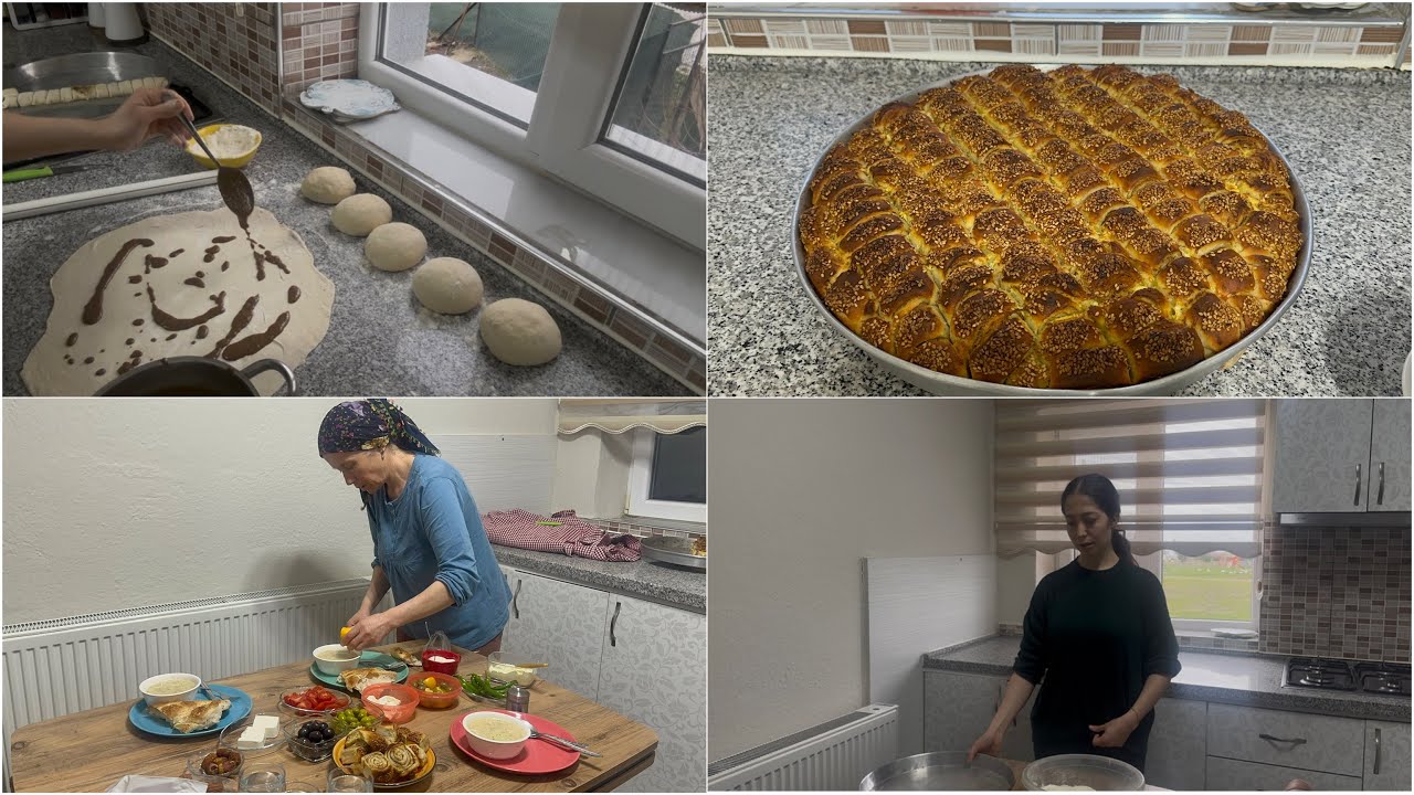 KIZIMDAN İFTARA BOL HAŞHAŞLI PEKSEMET🥰 AKŞAM HAZIRLIĞI