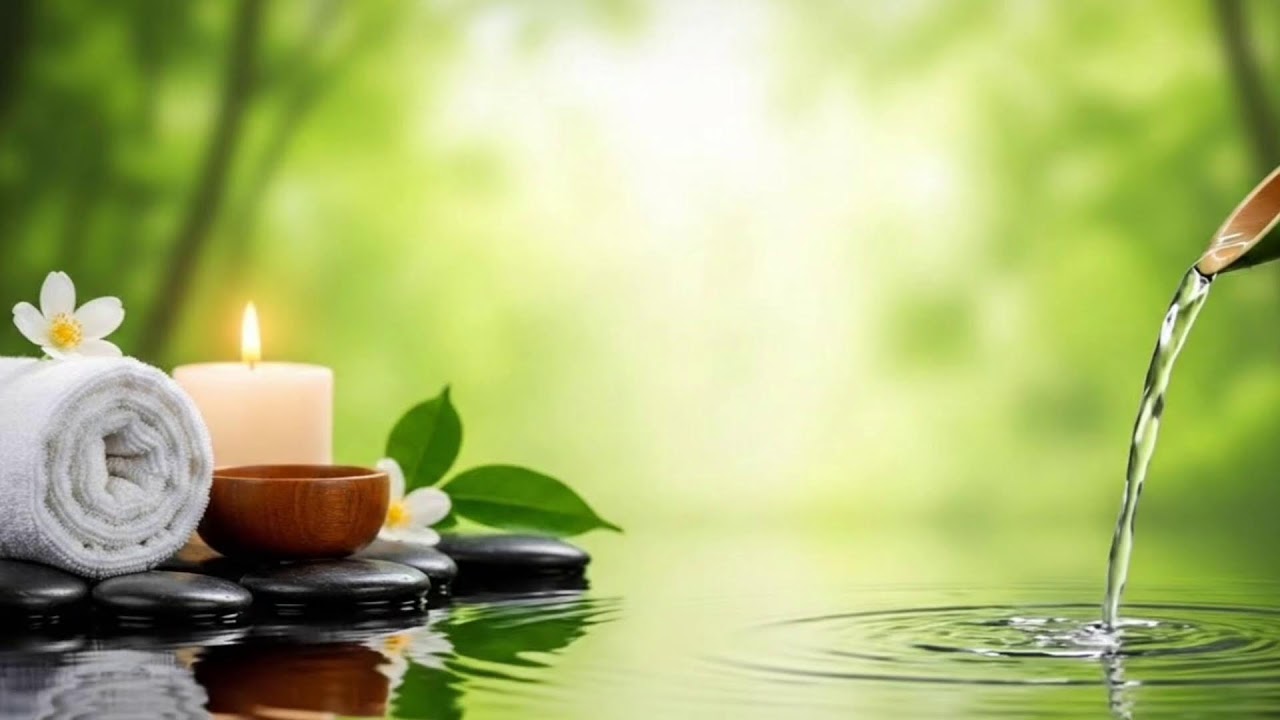 Healing the Mind 🌿 Bamboo Water Sounds with Relaxing Music for Inner Peace