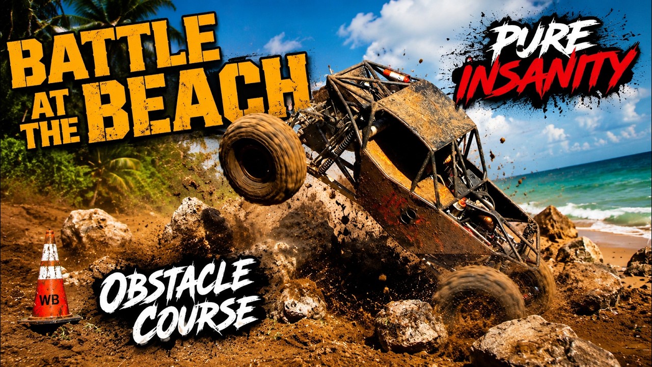 Battle at the Beach: Pure Insanity Obstacle Course!