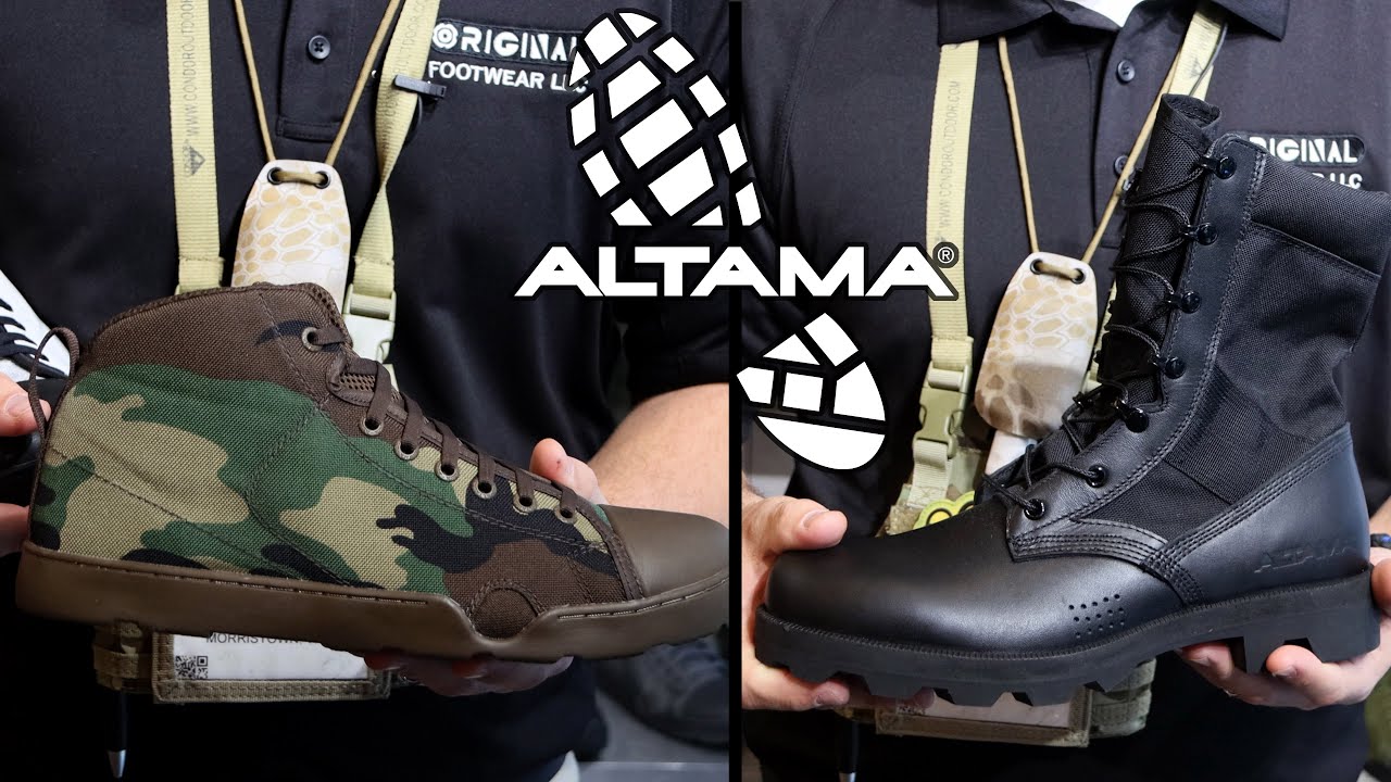 Altama - ShotShow 2020 - Maritime Assault Shoe, Jungle PRO-X, Background