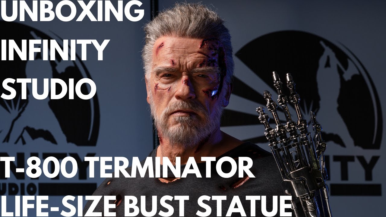 Unboxing Infinity Studio's Terminator T-800 Life-size Bust Statue