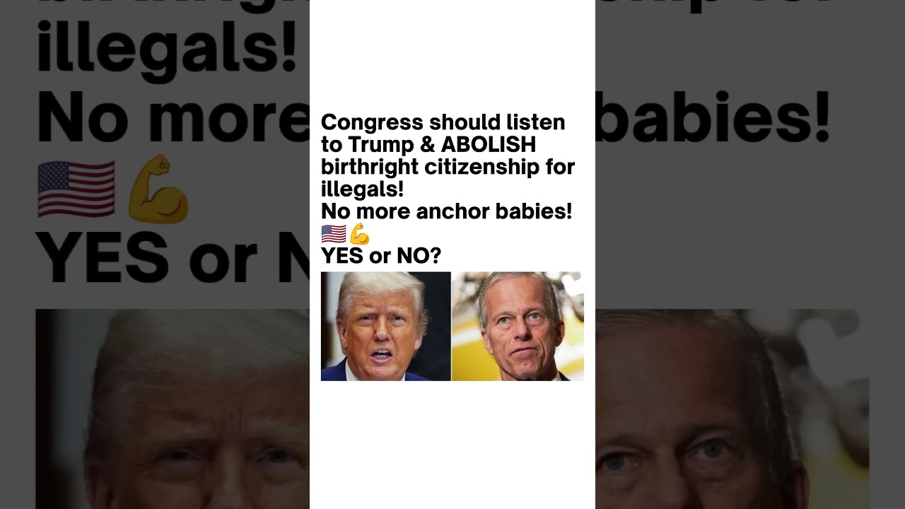 Birthright Citizenship Debate 🇺🇸