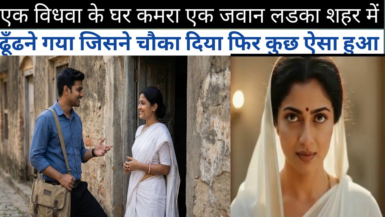 एक विधवा के घर कमरा एक जवान लडका शहर में ढूँढने गया जिसने चौका दिया | फिर कुछ ऐसा हुआ