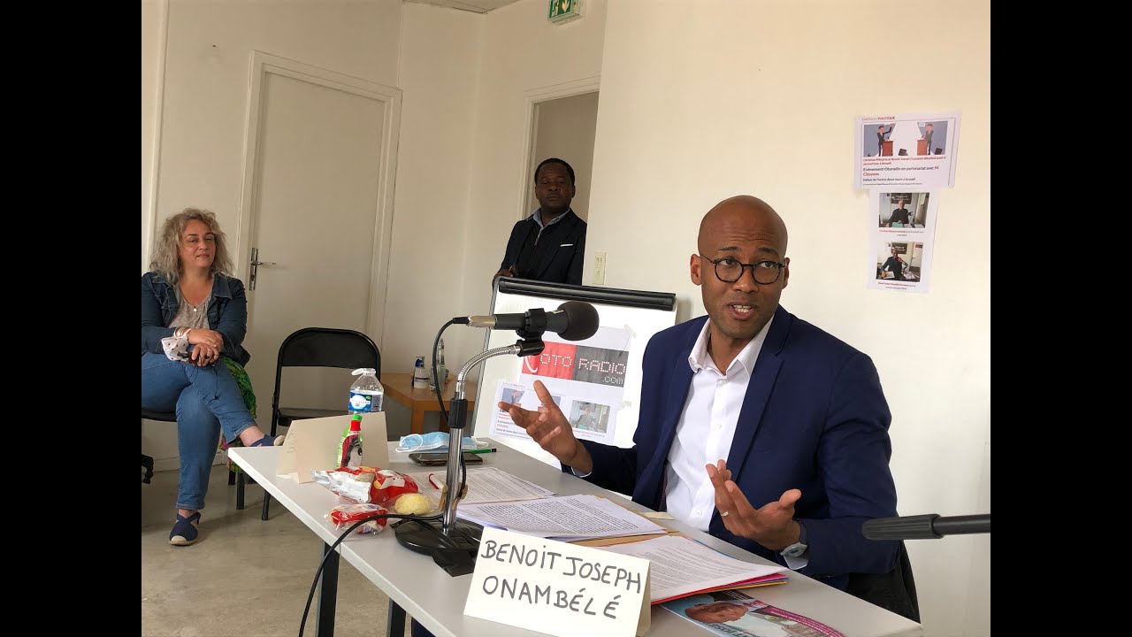Présentation de Benoit Joseph Onambélé - Débat 2020 Arcueil