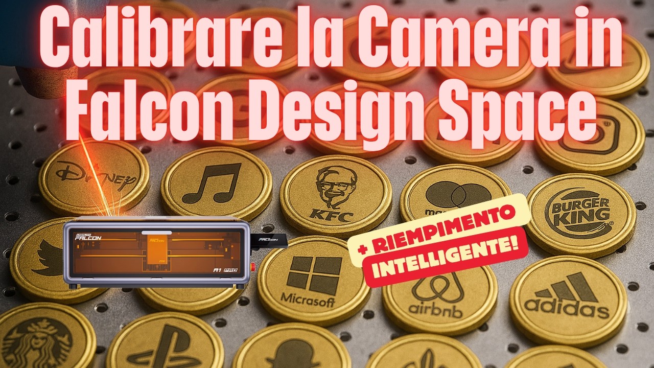Io ho provato e trovato il SEGRETO per utilizzare la camera del laser con Falcon Design Space!