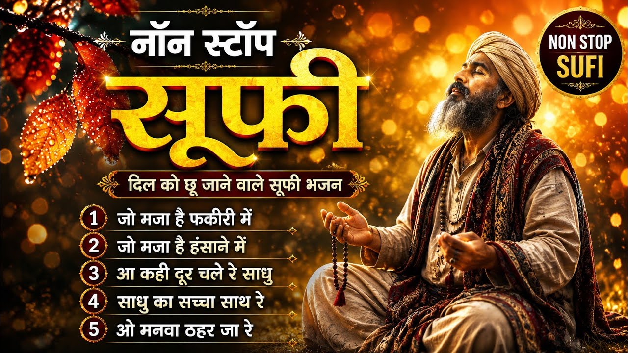 नॉन स्टॉप सूफी - दिल को छू जाने वाले सूफी भजन | Non Stop Sufi Bhajan !! Best sufi bhja ! Sufi sangam