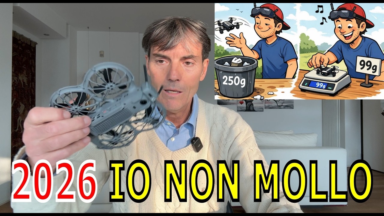 2026 STRETTA sui DRONI - ma noi  teniamo DURO