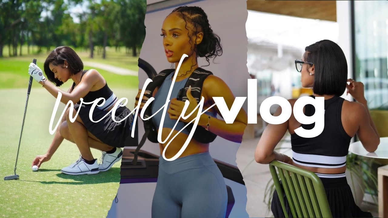 Back With a Vlog! Golf, NordicTrack & Weekly Workouts
