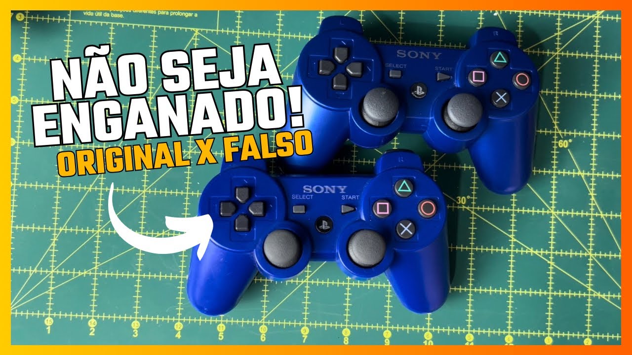 Como identificar um controle ORIGINAL de PLAYSTATION 3&reg; | Controle pirata ps3Xcontrole original ps3 