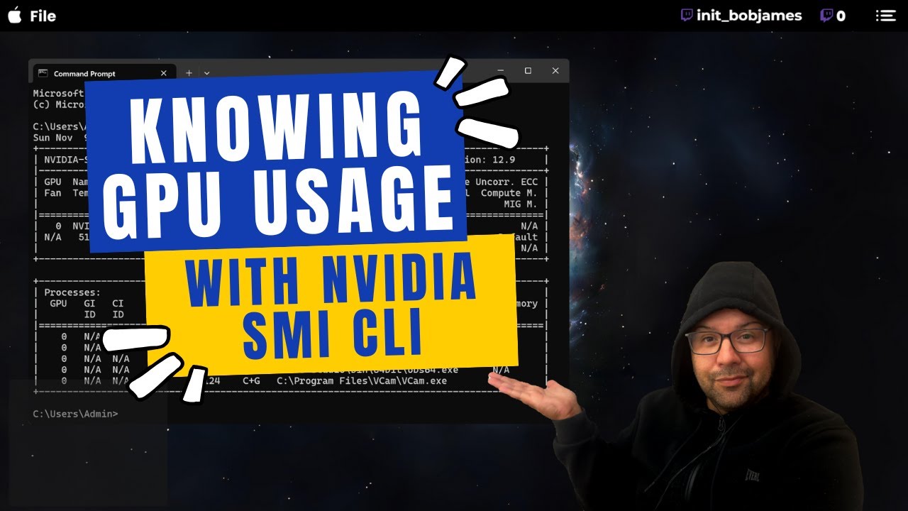 which processes are running on your GPU? finding out with Nvidia SMI CLI