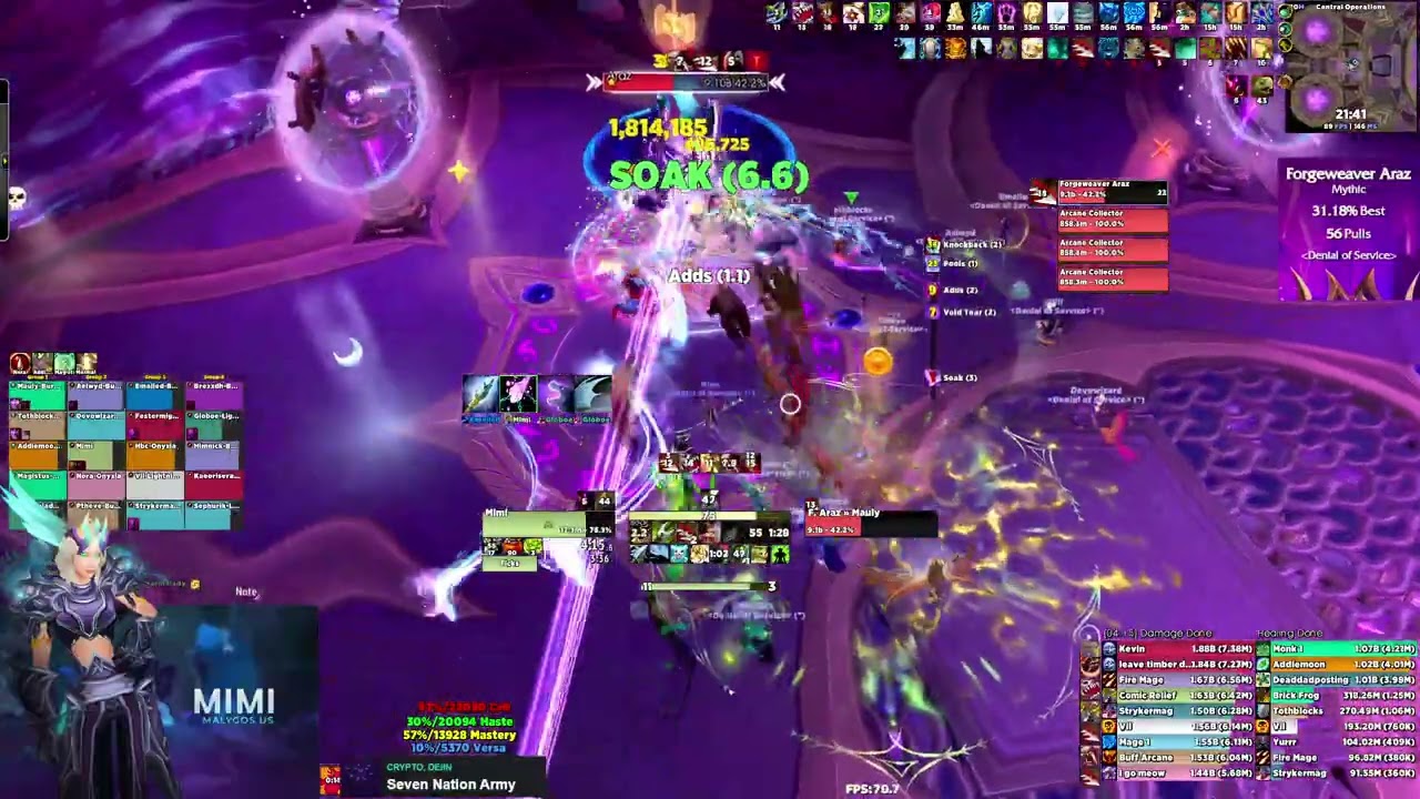 Mythic Forgeweaver Araz - BM Hunter POV