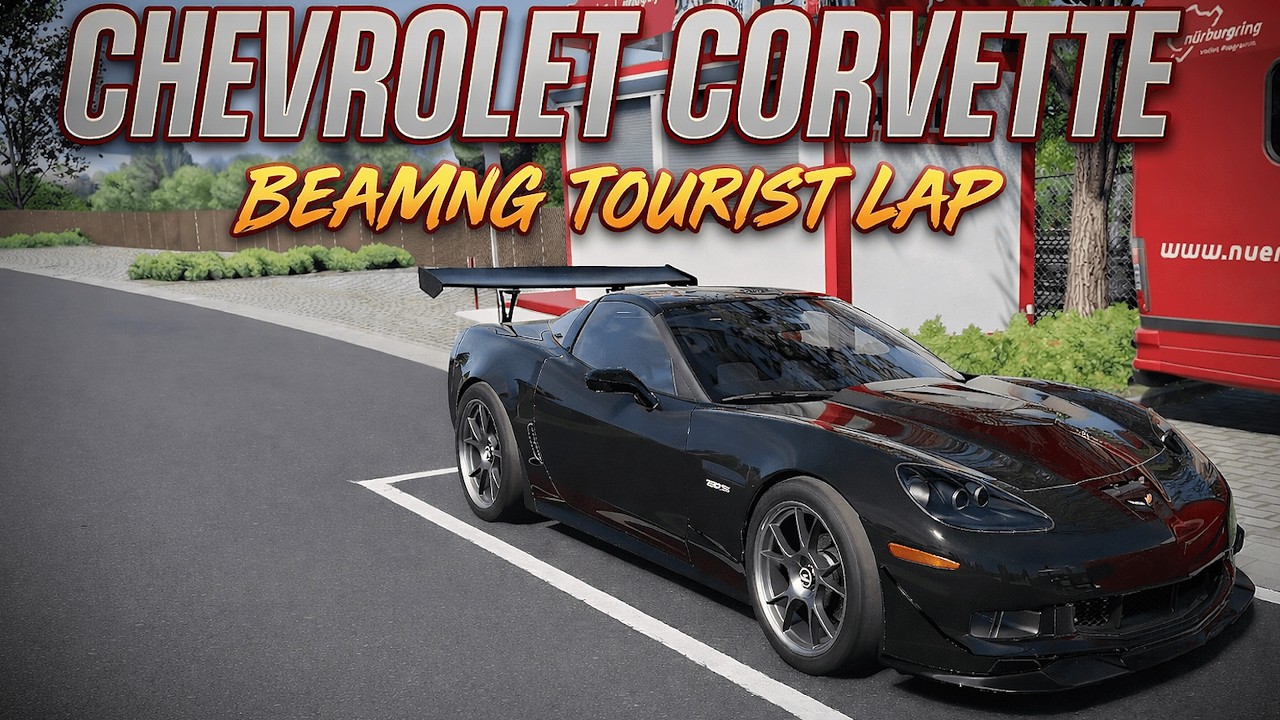 700HP Corvette C6 Pushing the Limit on Nürburgring | BeamNG